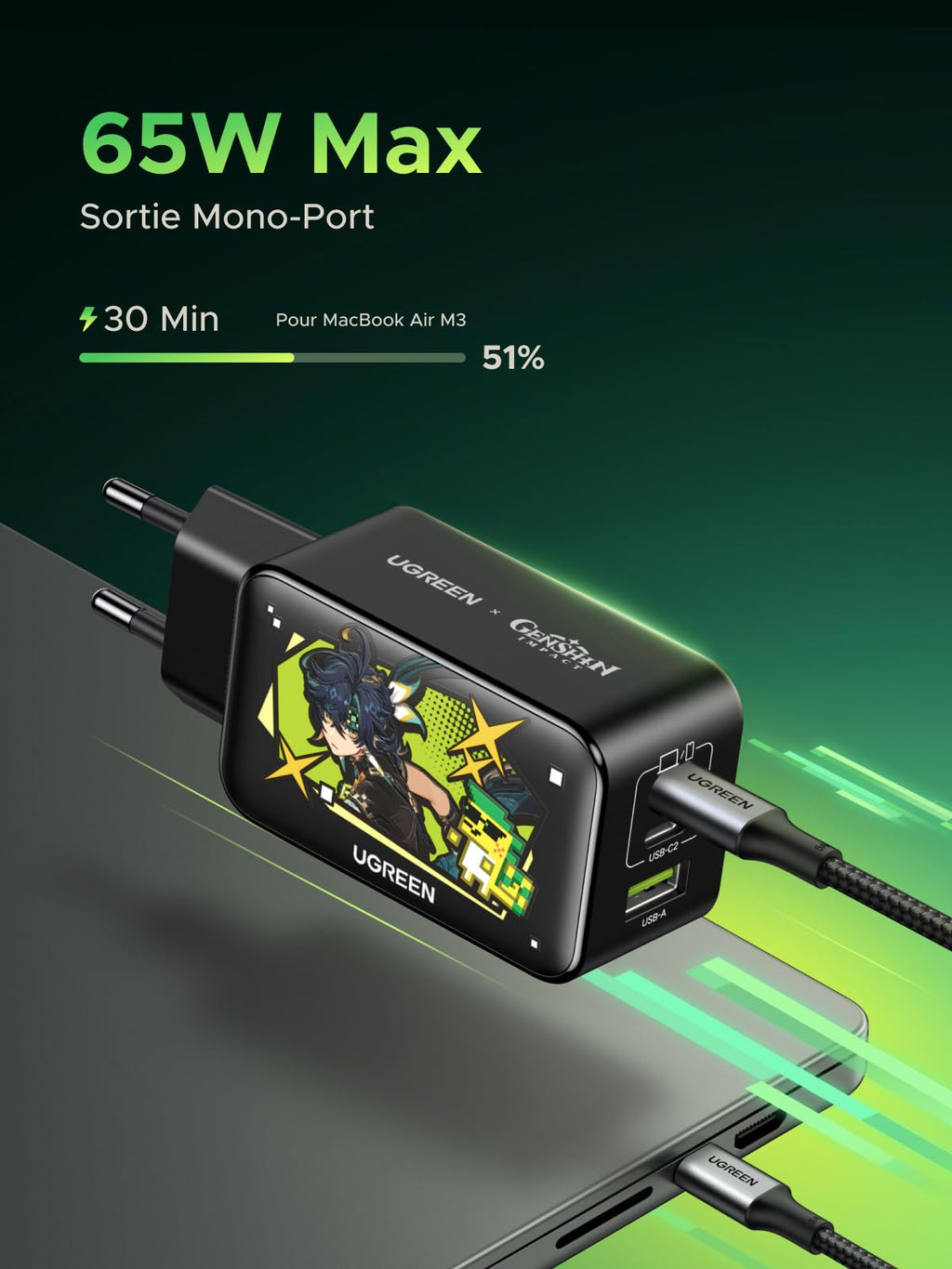 UGREEN Nexode Chargeur (Genshin Impact)
