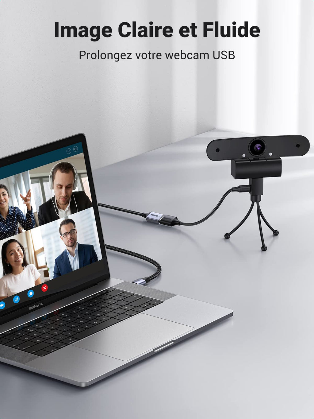 UGREEN Câble Rallonge USB 3.0 Cable Extension Type A Mâle vers Femelle,0.5M