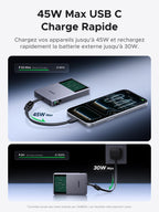 UGREEN MagFlow Pro Batterie Externe Magnétique 10000mAh 25W