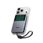 UGREEN MagFlow Pro Batterie Externe Magnétique (10 000 mAh, Qi2 25 W, Câble USB-C Intégré 45 W)