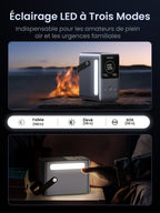 UGREEN 300W Batterie Externe Portable 48000mAh - Eclairage LED a trios mode