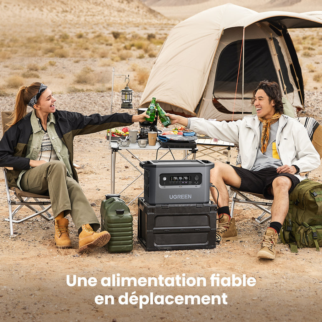 Ugreen GS2200 Portable Power Station Lifepo4 Battery Solar Generator