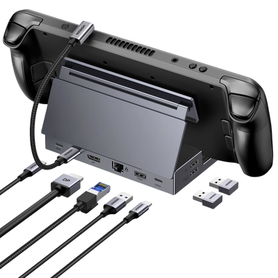UGREEN Station d'accueil Steam Deck 9-en-1 DP 4K@120Hz