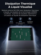 UGREEN MagFlow Pro Batterie Externe Magnétique 10000mAh 25W