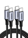UGREEN Lot de 2 Câble USB C PD3.0 100W 5A 20V Charge Rapide (0,5M)