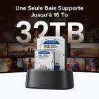 UGREEN Station d'accueil pour Disque Dur, USB 3.0 HDD Docking Station