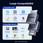 UGREEN Lot de 4 HDMI Dummy Plug 4K 60Hz EDID Émulateur d'Affichage HDCP