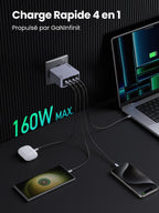 UGREEN Nexode Pro 160W 4-Port GaN Fast Chargeur
