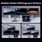 UGREEN Revodok Max 313 Station d’Accueil 13-en-1 (Thunderbolt 4) -multiples modes d'affichage pour windows