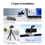UGREEN Webcam Full HD 1080P 30FPS Caméra USB PC Mise au Point Fixe