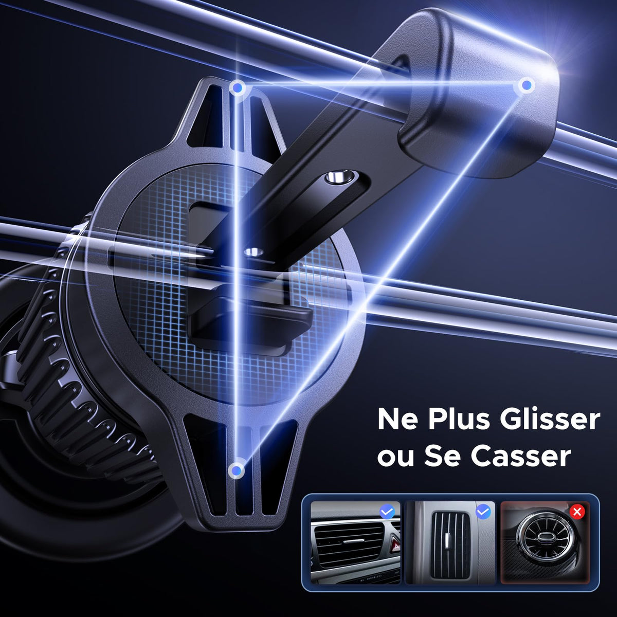 UGREEN Support Téléphone Voiture Magnétique pour MagSafe
