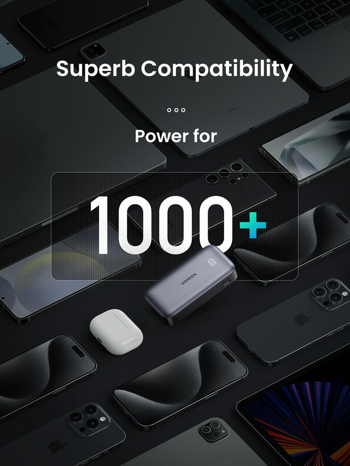 UGREEN Power Bank 10000 mAh 30W Max Charge rapide pour ordinateur portable