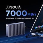 UGREEN Boîtier SSD M.2 NVMe 80 Gbps Compatible Thunderbolt 5 4