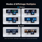UGREEN Revodok Pro 2102 Station d’Accueil 10-en-1 -modes d'affichage multiples