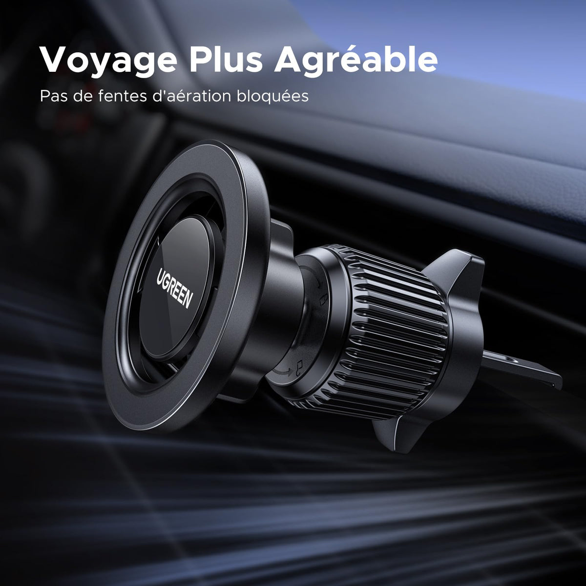 UGREEN Support Téléphone Voiture Magnétique pour MagSafe