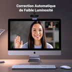 UGREEN Webcam Full HD 1080P 30FPS Caméra USB PC Mise au Point Fixe