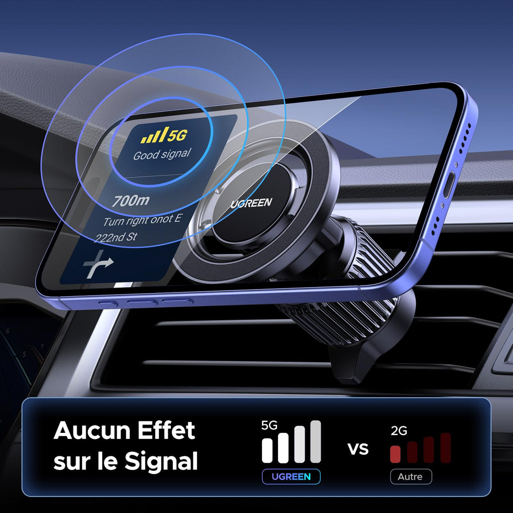UGREEN Support Téléphone Voiture Magnétique pour MagSafe