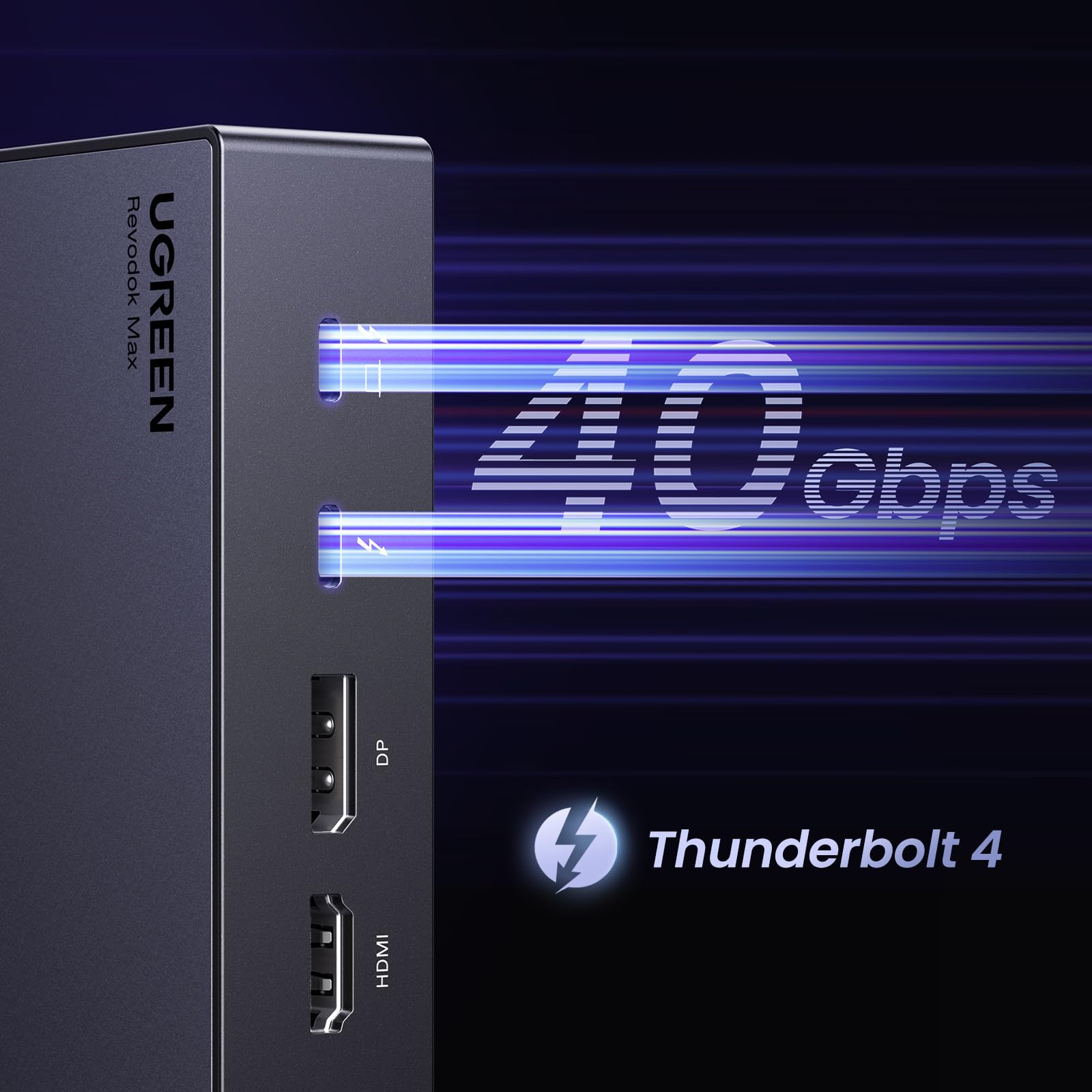 UGREEN Revodok Max 313 Station d’Accueil 13-en-1 (Thunderbolt 4) -thunderbolt 4