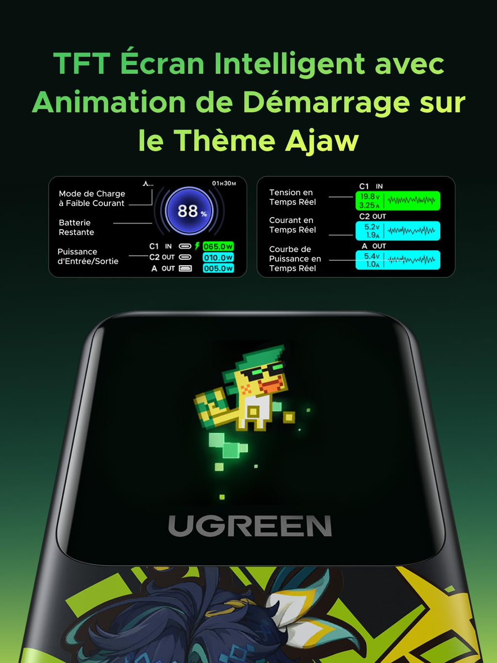 UGREEN Nexode Batterie externe (Genshin Impact)