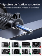 UGREEN MagFlow Pro Qi2 25W Car Charger MagSafe Air Vent Grille