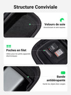 UGREEN Sac Rangement Accessoires Électroniques Pochette Câble Étanche