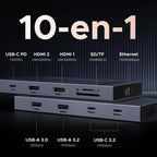 UGREEN Revodok Pro 2102 Station d’Accueil 10-en-1 -10-en-1