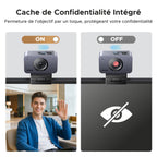 UGREEN FineCam 4K Webcam 30FPS Ultra HD Caméra USB A C PC Autofocus
