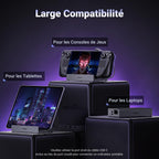 UGREEN Docking Station 9 en 1 Compatible avec Steam Deck ROG Ally X Legion Go Dock USB C ( HDMI 4K 60Hz, 10Gbps PD 100W )