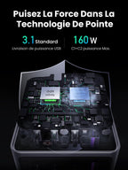 UGREEN Nexode Pro 160W 4-Port GaN Fast Chargeur