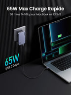 UGREEN Nexode Pro 65W Ultra-Fin Chargeur GaN (Prise EU UK US)