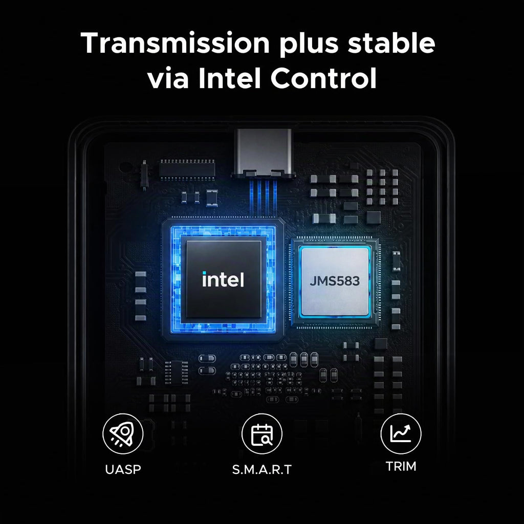 UGREEN Boîtier SSD M.2 NVMe 80 Gbps Compatible Thunderbolt 5 4