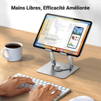UGREEN Support Tablette Bureau Réglable -mains libres, efficacite amelioree