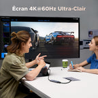 UGREEN Revodok Pro 106 Station d'accueil 6-en-1 (4K60Hz, PD100W) -ecran 4k@60hz ultra-clair