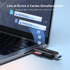 UGREEN Lecteur de Carte SD USB C et USB 3.0 2 en 1 SD Card Reader (SD 4.0)