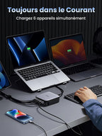 UGREEN Nexode 200W GaN Chargeur USB C Alimentation 100W et 6 Ports
