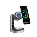 UGREEN MagFlow Pro Station de Recharge Magnétique Sans Fil (2-en-1, Qi2 25 W, Système de Refroidissement Intelligent)