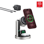 UGREEN MagFlow Pro Station de Recharge Magnétique Sans Fil (3-en-1, Qi2 25 W)
