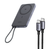 UGREEN MagFlow Air Batterie Externe Magnétique 10000 mAh & 60 W Câble USB Type C