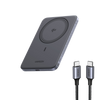UGREEN MagFlow Air Batterie Externe Magnétique en Pack (5 000 mAh / 10 000 mAh, Qi2 15 W, Câble USB-C 60 W de 0.5m Inclus)