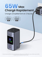 UGREEN Nexode Batterie Externe 20000mAh 145W Certifié Qi2 -65w max charge rapidement