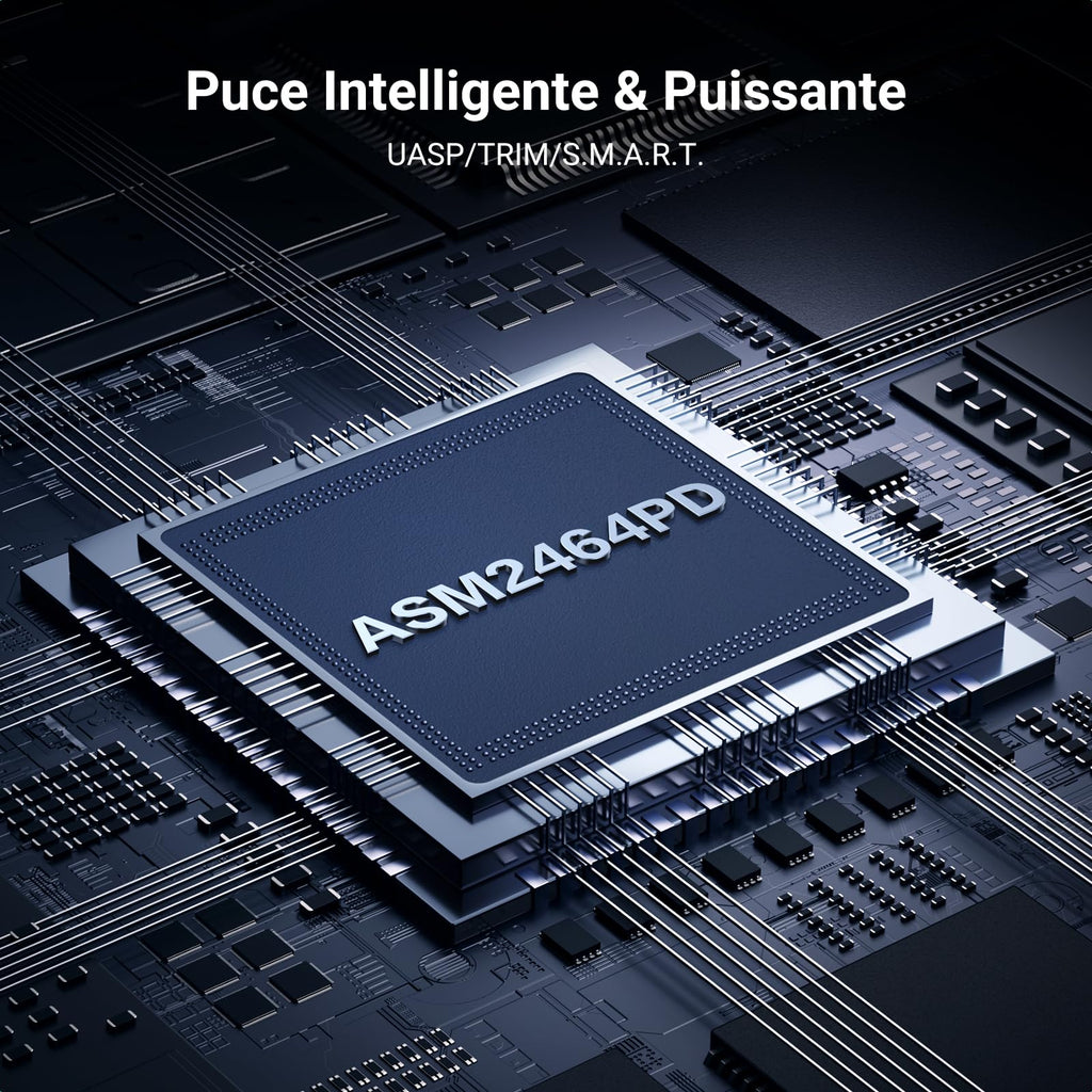 UGREEN Boîtier SSD M.2 NVMe 40 Gbps -puce intelligete & puissante