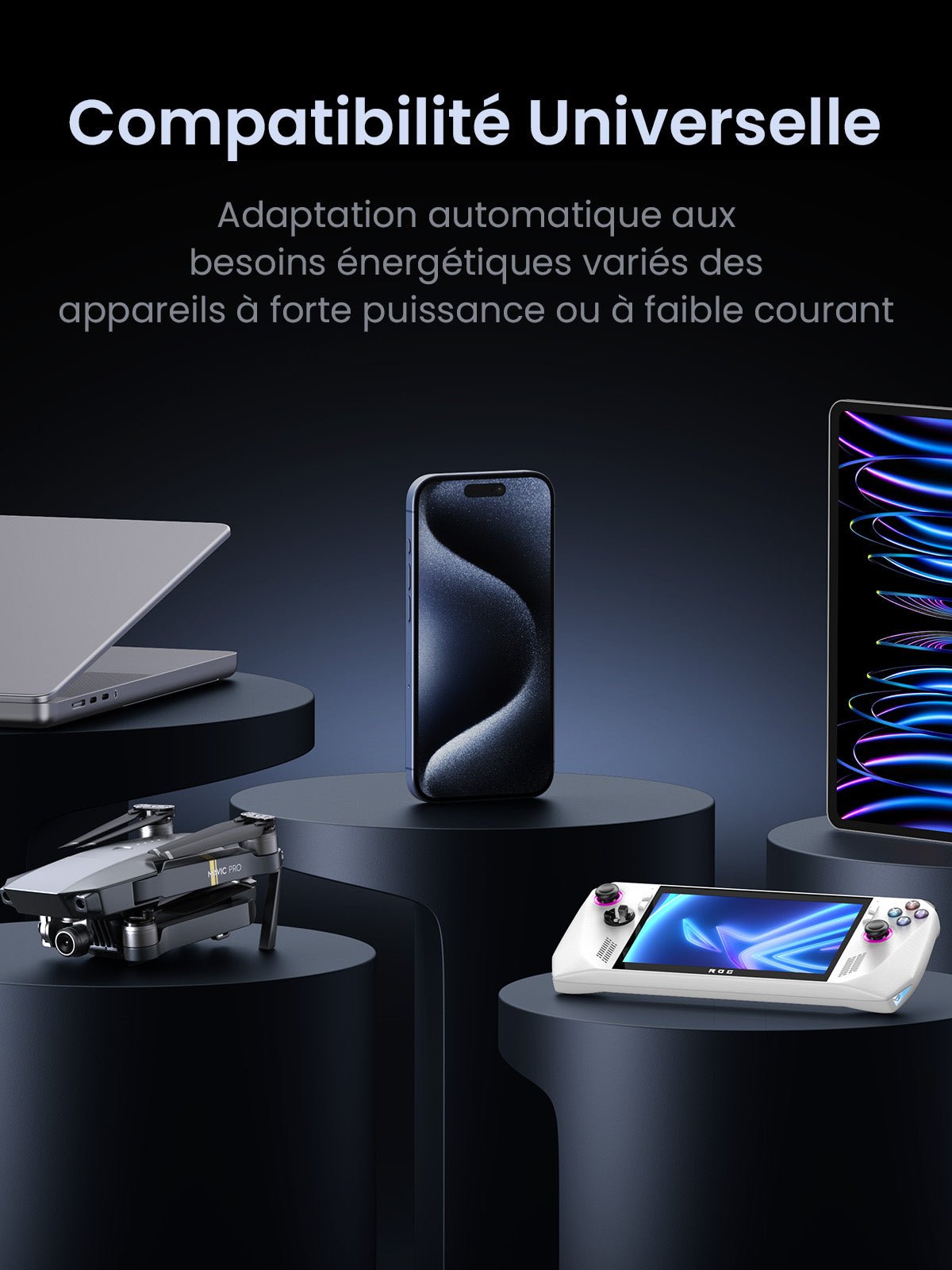 UGREEN 300W Batterie Externe Portable 48000mAh - compatibilite universelle