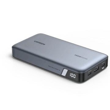 UGREEN 140W Power Bank 145W Max 25000mAh externe batterij met 3 poorten USB C