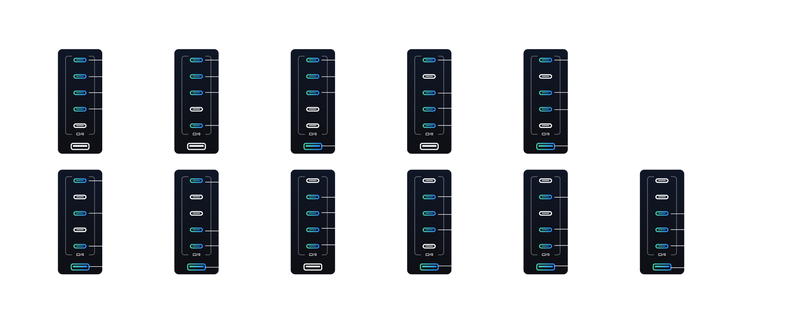 Charge à 4 port