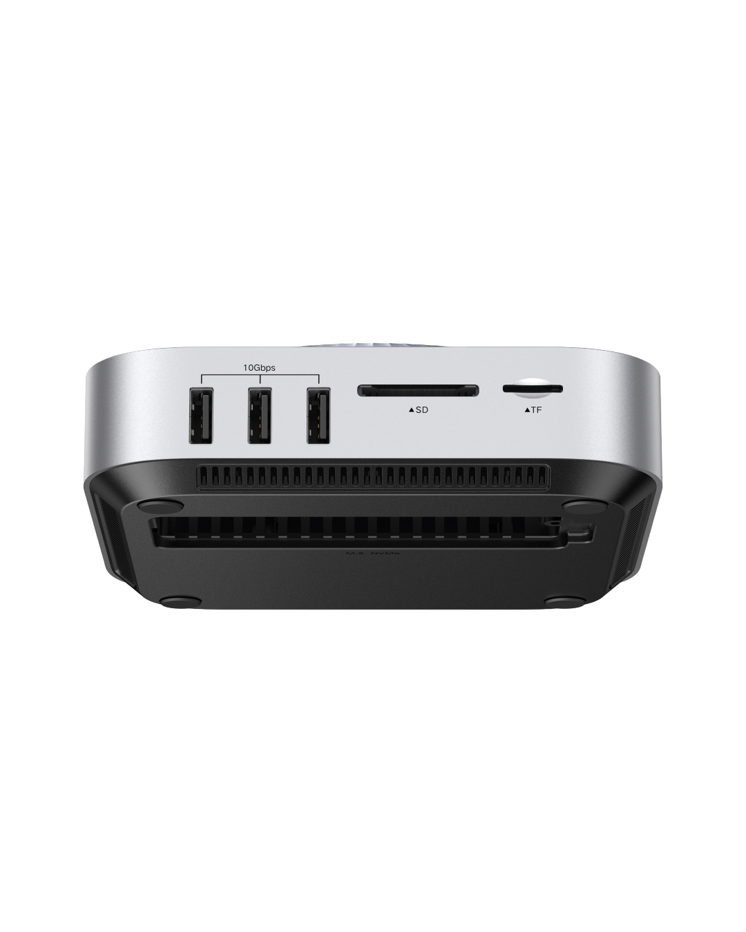 UGREEN Maxidok Station d’accueil Thunderbolt™ 5 10-en-1 pour Mac mini avec slot SSD M.2 NVMe, double affichage 6K pour Mac mini M4/M4 Pro