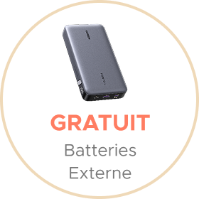 Batterie externe gratuite
