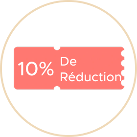 10 % de réduction