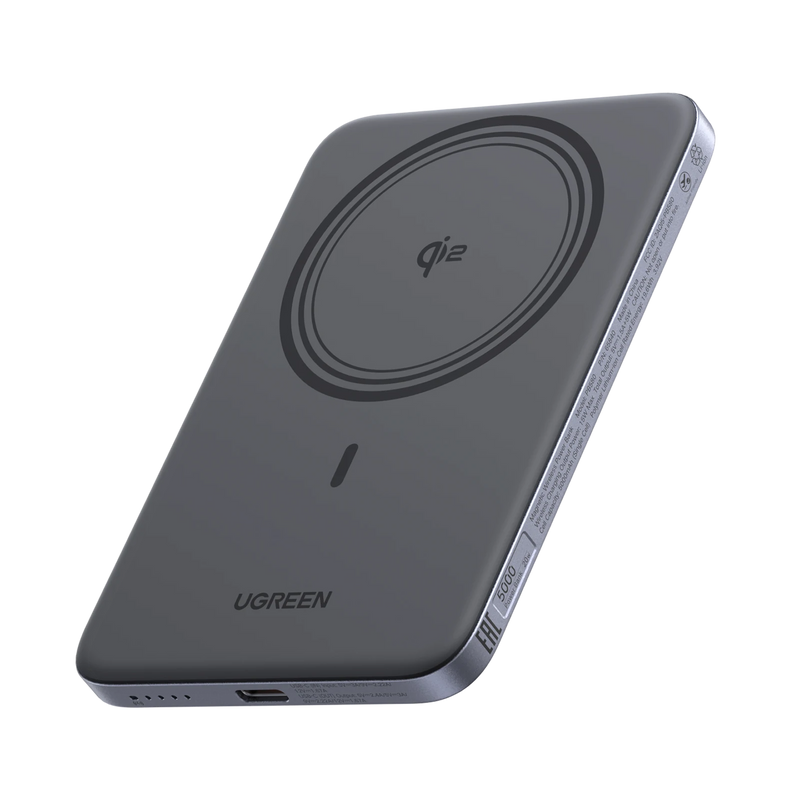 UGREEN MagFlow Air Batterie Externe Magnétique (5000mAh, Qi2 15W)