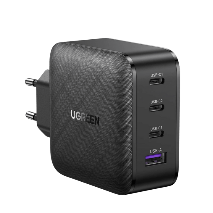 UGREEN 65W Chargeur USB C Rapide 3 Ports Compatible avec iPhone 15 Plus Pro  Max 14