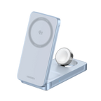 UGREEN MagFlow Chargeur sans fil magnétique 3-en-1 (Qi2 25 W, compatible MagSafe)